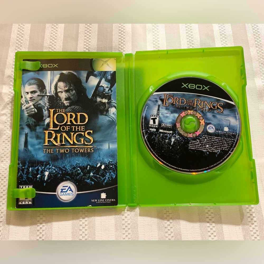 The Lord Of The Rings: The Two Towers Original XBOX Video Game